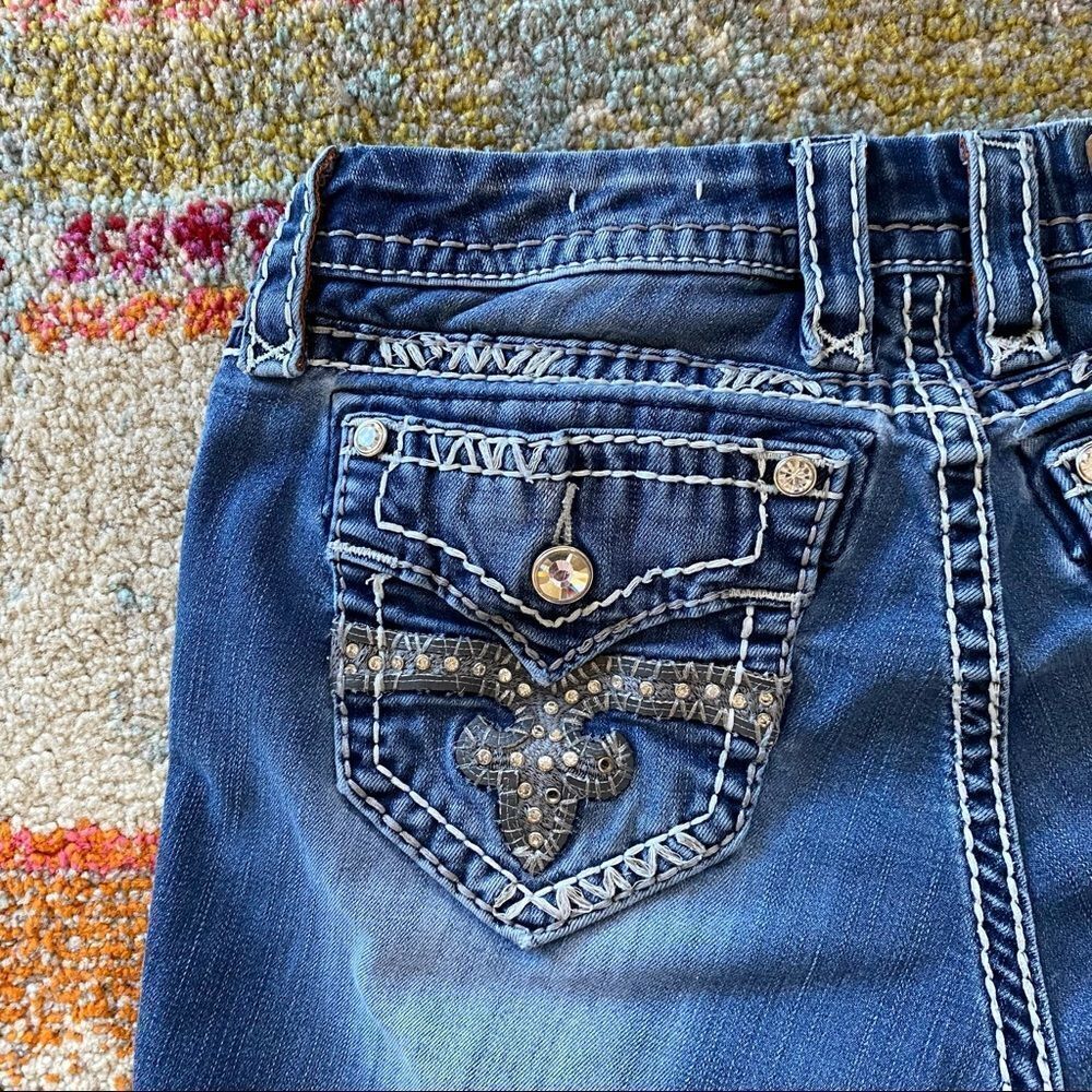 Rock Revival Shara Rhinestone Skinny Jeans - Picture 7 of 14